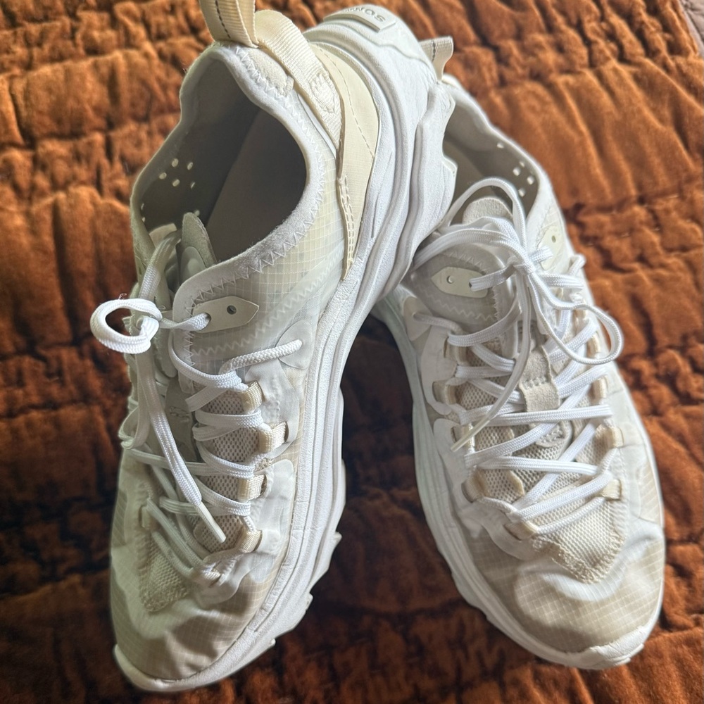Sorel Women's Kinetic Breakthrough Tech Sneakers in White and Cream